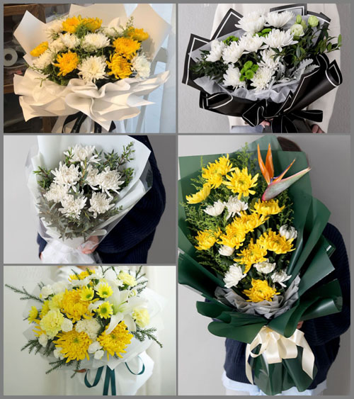 湖北咸宁市赤壁市柳山湖镇腊里山村白事花束代送